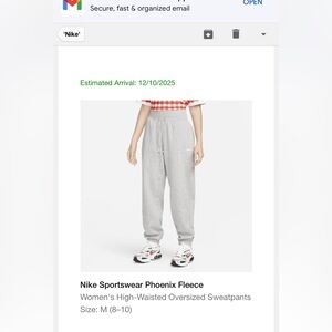 Nike Black Fleece Joggers